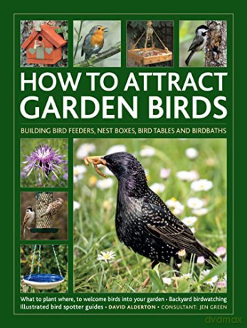 How to Attract Garden Birds: What to plant; Bird feeders, bird tables, birdbaths; Building nest boxes: Backyard birdwatching, with illustrated directories of common garden birds - David Alderton [KSIĄŻKA]