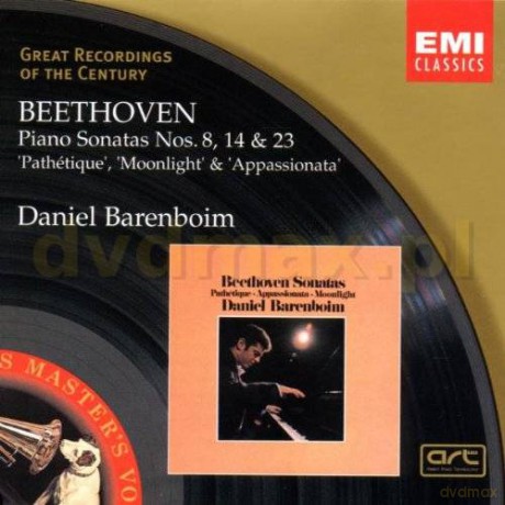 Daniel Barenboim: Piano Sonatas Nos. 8, 14, 23 [CD]