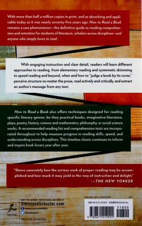 How to Read a Book: The Classic Guide to Intelligent Reading - Mortimer J. Adler [KSIĄŻKA]