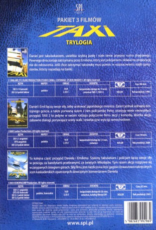 Taxi Trylogia [3DVD]