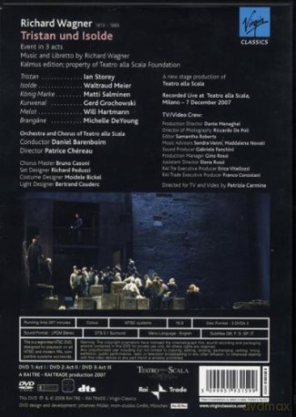 Barenboim: Tristan Und Isolde (3dvd Ntsc) [3DVD]