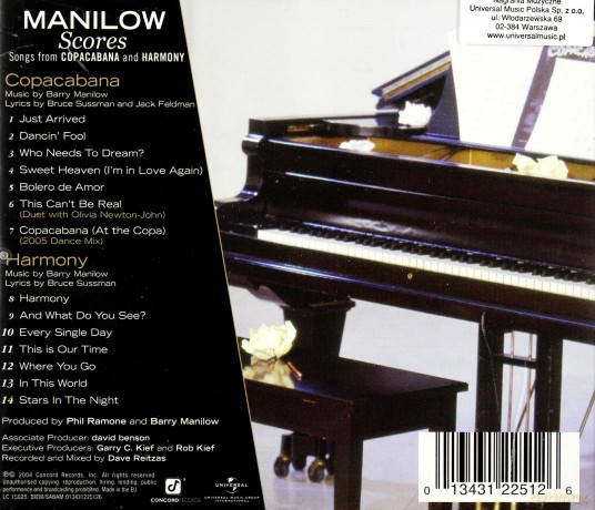Barry Manilow: Scores [CD]