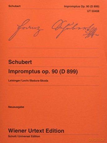 Impromptus (UT 50408) - Franz Schubert [KSIĄŻKA]