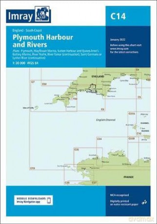 Imray Chart C14: Plymouth Harbour and Rivers (C Charts) - Imray [KSIĄŻKA]