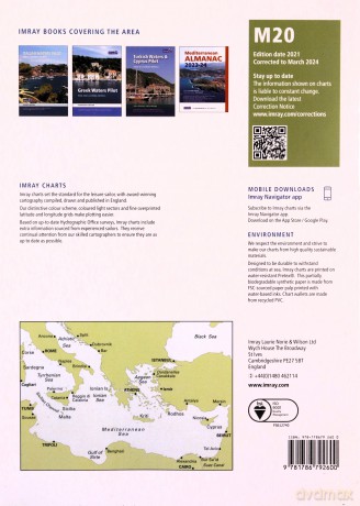 Imray Chart M20: Eastern Mediterranean (M CHARTS) - Imray [KSIĄŻKA]