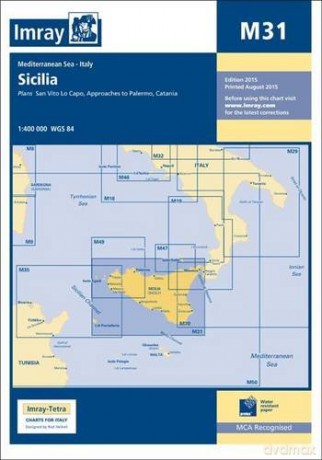 Imray Chart M31: Sicily - Imray [KSIĄŻKA]