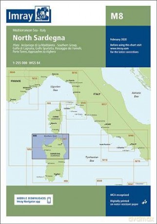Imray Chart M8: North Sardegna (Imray M Charts) - Imray [KSIĄŻKA]