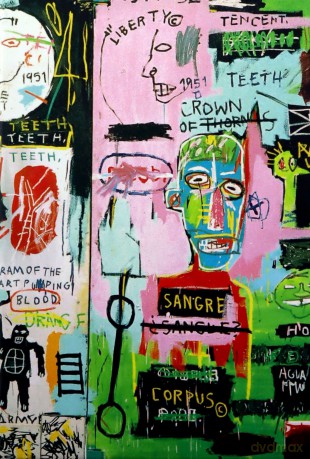 In Italian by Jean-Michel Basquiat Mini Sticky Book - Jean-Michel Basquiat [KSIĄŻKA]