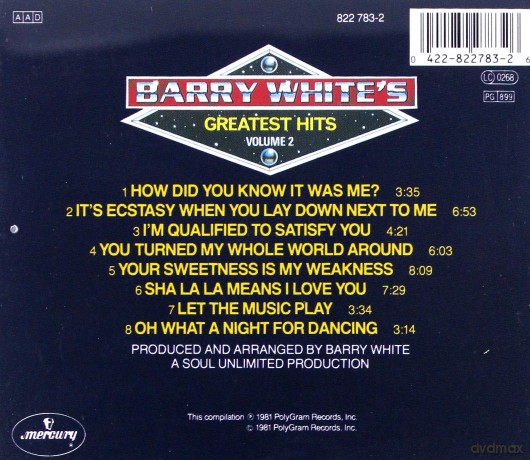 Barry White: Barry White's Greatest Hits 2 [CD]