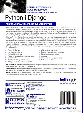 Python i Django. Programowanie aplikacji webowych [KSIĄŻKA]