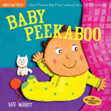 Indestructables: Peekaboo (Indestructibles): Chew Proof E Rip Proof E Nontoxic E 100% Washable (Book for Babies, Newborn Books, Safe to Chew) - Amy Pixton [KSIĄŻKA]