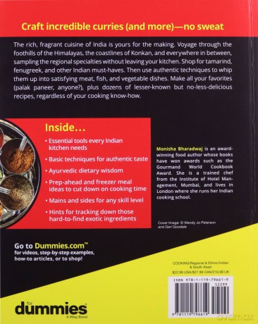 Indian Cooking For Dummies - Monisha Bharadwaj [KSIĄŻKA]