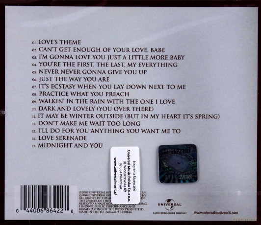 Barry White: Love Songs [CD]