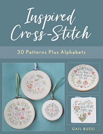 Inspired Cross-Stitch: 30 patterns plus alphabets - Gail Bussi [KSIĄŻKA]