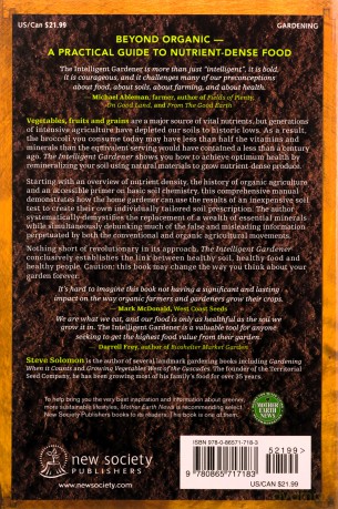 Intelligent Gardener: Growing Nutrient-Dense Food - Steve Solomon [KSIĄŻKA]