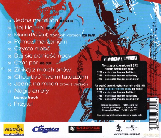 Bartek Wrona: Jedna Na Milion [CD]