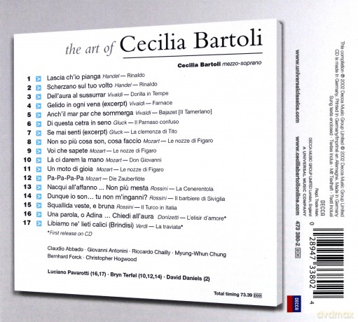 Bartoli Cecilia: Art Of Cecilia Bartoli [CD]