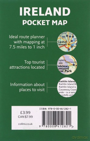 Ireland Pocket Map: The perfect way to explore Ireland - Collins Maps [KSIĄŻKA]