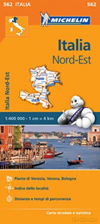 Italy Northeast - Michelin Regional Map 562: Map (Michelin Regional Maps, 562) - Michelin [KSIĄŻKA]