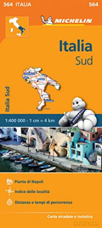 Italy South - Michelin Regional Map 564: Map (Michelin Regional Maps, 564) - Michelin [KSIĄŻKA]