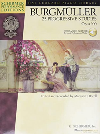 J Friedrich Burgmuller: 25 Progressive Pieces (Hal Leonard Student Piano Library (Songbooks)): Schirmer Performance Editions - Friedrich Burgmuller [KSIĄŻKA]