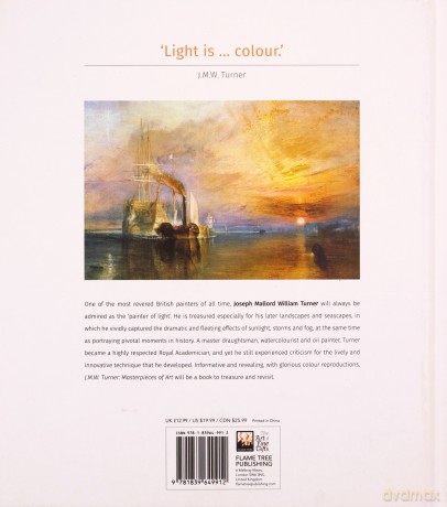 J.M.W. Turner Masterpieces of Art - Rosalind Ormiston [KSIĄŻKA]