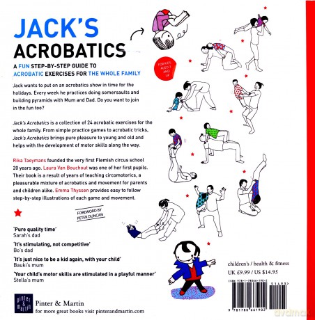Jack's Acrobatics: A Fun Step-by-Step Guide to Acrobatic Exercises for the Whole Family - Laura Van Bouchout [KSIĄŻKA]