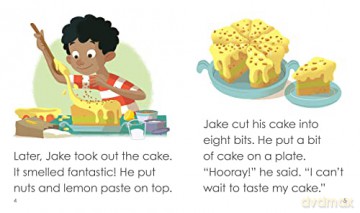 Jake bakes a cake (Red Squirrel Phonics Level 6) - Susan Frame [KSIĄŻKA]
