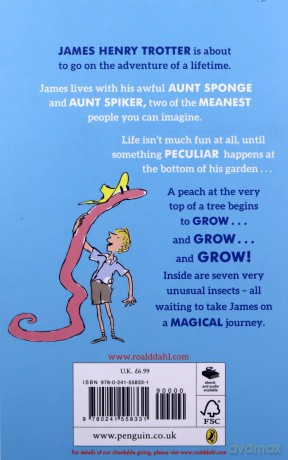 James and the Giant Peach - Roald Dahl [KSIĄŻKA]