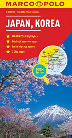 Japan, Korea Marco Polo Map (Marco Polo Maps) - Marco Polo [KSIĄŻKA]
