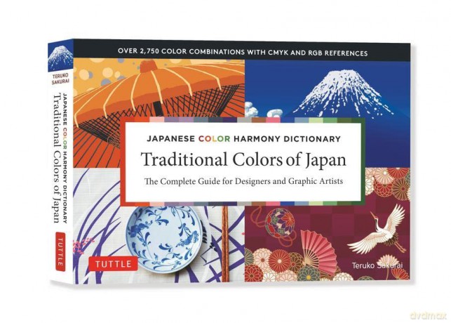 Japanese Color Harmony Dictionary: Traditional Colors: of Japan: The Complete Guide for Designers and Graphic Artists (Over 2,750 Color Combinations and Patterns with CMYK and RGB References) - Teruko Sakurai [KSIĄŻKA]