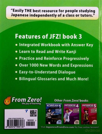 Japanese From Zero! 3: Proven Techniques to Learn Japanese for Students and Professionals - Mr George Trombley [KSIĄŻKA]