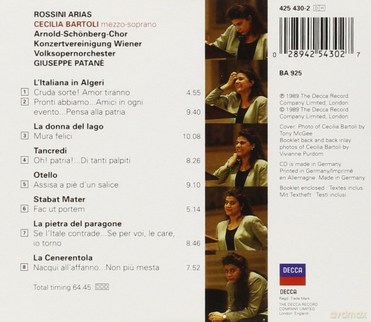 Bartolli: Rossini:Recital [CD]