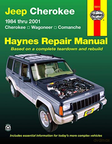 Jeep Cherokee, Wagoneer, Comanche, 1984-2001 Haynes Repair Manual: 1984 Thru 2001 - Cherokee - Wagoneer - Comanche - Haynes [KSIĄŻKA]