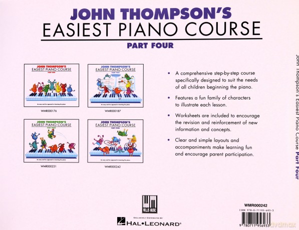 John Thompson Easiest Piano Course: Pt. 4: Revised Edition - John Thompson [KSIĄŻKA]