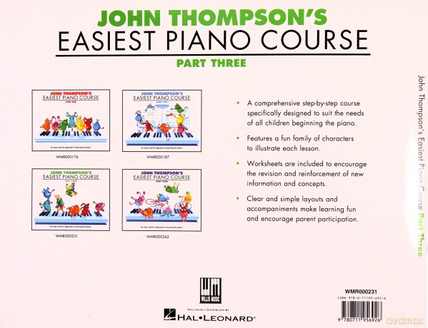 John Thompson's Easiest Piano Course, Part 3 - John Thompson [KSIĄŻKA]