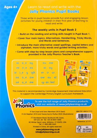 Jolly Phonics Pupil Book 2: in Precursive Letters (British English edition) - Sara Wernham [KSIĄŻKA]