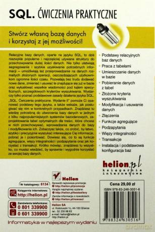 SQL. Ćwiczenia praktyczne. Wydanie II [KSIĄŻKA]