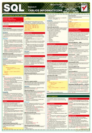 Tablice informatyczne. SQL. Wydanie II [KSIĄŻKA]