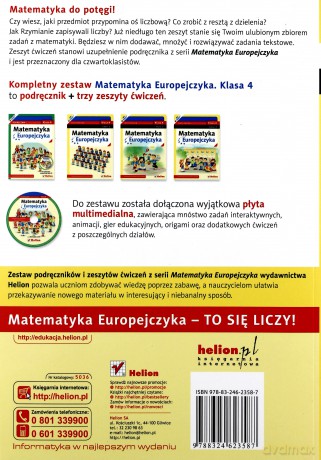 Matematyka Europejczyka. Zeszyt ćwiczeń dla szkoły podstawowej. Klasa 4. Część 1 [KSIĄŻKA]