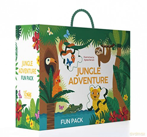 Jungle: Search and Find Jigsaw Puzzle - Agnese Baruzzi [KSIĄŻKA]