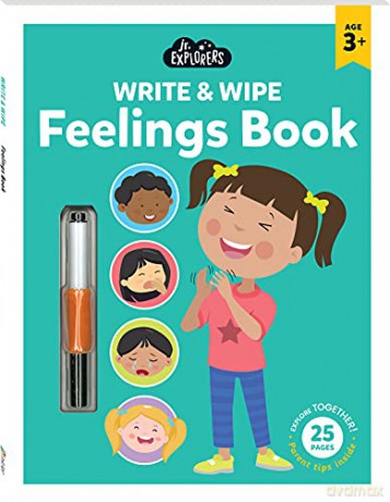 Junior Explorers Write and Wipe: Feelings Book [KSIĄŻKA]