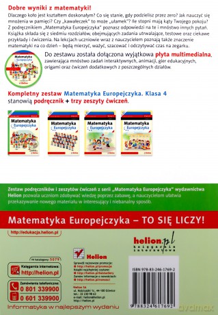 Matematyka Europejczyka. Podręcznik dla szkoły podstawowej. Klasa 4 [KSIĄŻKA]