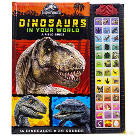 Jurassic World: Dinosaurs in Your World: A Field Guide (Play-A-Sound) - Pi Kids [KSIĄŻKA]