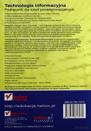 Informatyka Europejczyka. Technologia informacyjna [KSIĄŻKA]