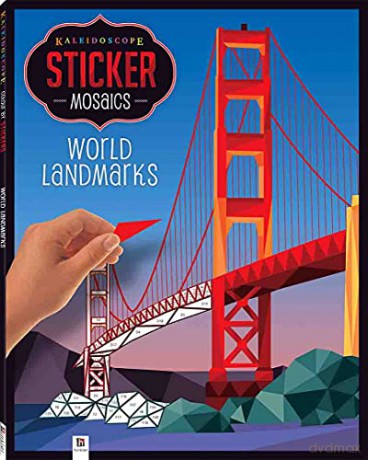 Kaleidoscope Sticker Mosaics: World Landmarks - Hinkler Books Hinkler Books [KSIĄŻKA]