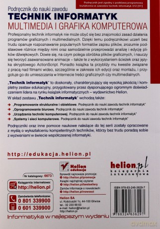 Multimedia i grafika komputerowa. Podręcznik do nauki zawodu technik informatyk [KSIĄŻKA]