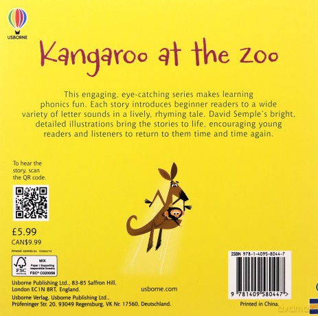 Kangaroo at the Zoo (Phonics Readers) - Lesley Sims [KSIĄŻKA]