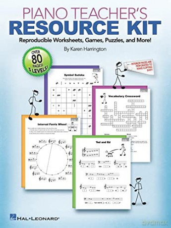 Karen Harrington Piano Teacher'S Resource Kit Worksheets Games Book: Reproducible Worksheets, Games, Puzzles, and More! [KSIĄŻKA]