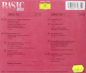 Basic Karajan   +: Sibelius:Finlandia,The Bard + [2CD]